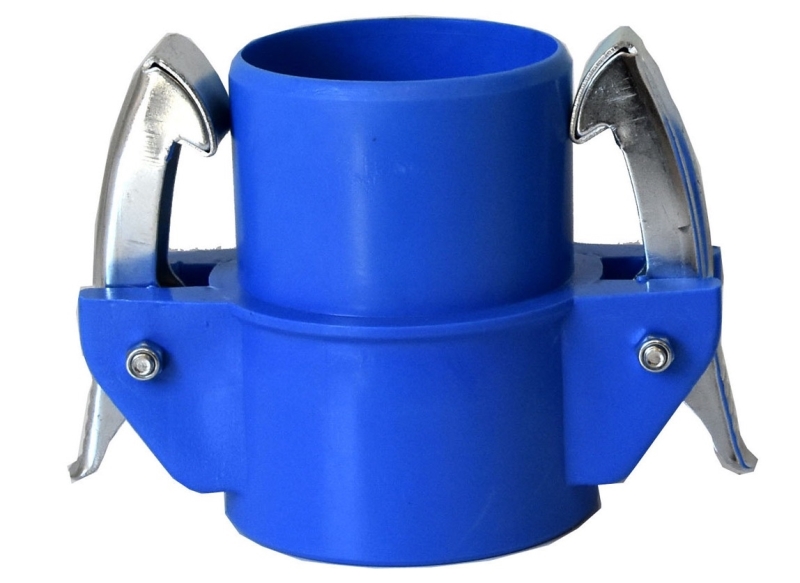 75mm PVC Boru Kafası - Ø75 Erkek (Mavi)